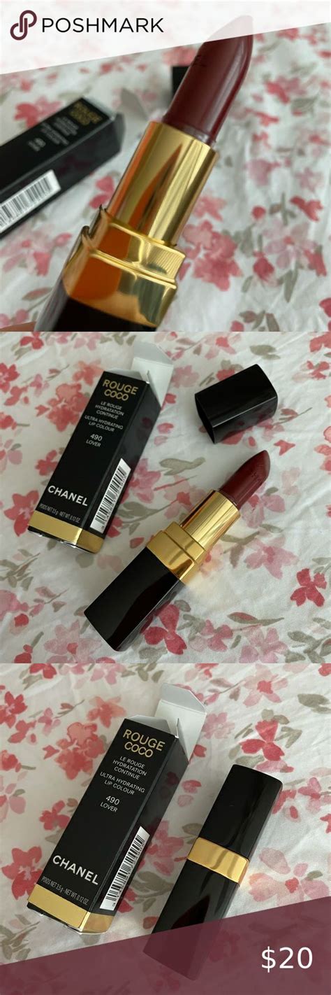 chanel rouge coco 490 lover|Chanel Rouge Coco lip color.